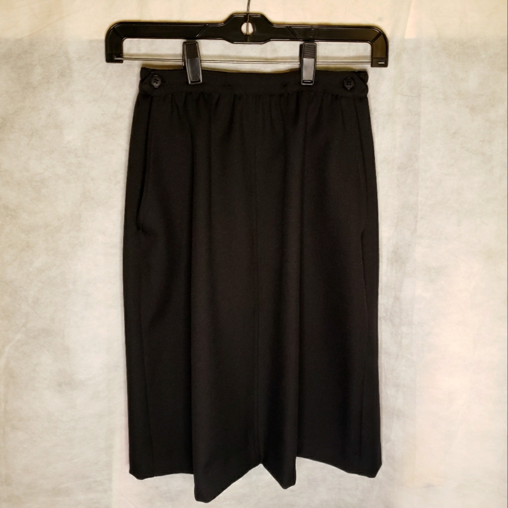 Personal Petites Midi Black Skirt
